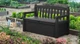 Лавка-скриня Keter Eden Garden Bench 265 л для зберігання графіт 250076 - зображення 14