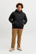 Худі Frederiksberg Monogram з принтом Jack&Jones чорний 4XL (200518-black-13591) - изображение 3