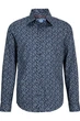 Сорочка з візерунком Barnes Dobby Jack&Jones темно-синя 6XL (400153-dark-blue-13619) - изображение 5