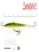 Балансир Lucky John FIN 5 70 мм 20 г морозостойкий пластик красный/прозрачный - изображение 2