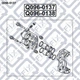 Суппорт тормозной передний левый Q-FIX Q096-0137 PAJERO SPORT 1999-2008 MB858406 - изображение 2