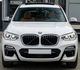 Решетка радиатора ноздри 1 Bar LED черный глянец для BMW X3 G01 2018-2021 гг - изображение 2