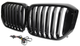Ноздрі решітка радіатора 1 Bar LED чорний глянець для BMW X5 G05 2023+ - зображення 4