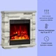 Камін електричний Klarstein Lienz 1800W сірий (10034123) - зображення 3