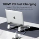 Док станция подставка Blueendless ST809 8 в 1 USB Type-C концентратор для ноутбука планшета ПРРО 8 портов - изображение 2