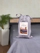 Простынь на резинке Homey Vibe 180х200 страйп-сатин Антрацит - изображение 2