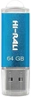 Накопичувач Hi-Rali Rocket 64GB USB 3.2 Gen 1 (HI-64GB3VCBL) Blue - зображення 1