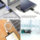 Набор адаптеров 4 в 1 (Type-C / USB, microUSB / Type-C), комплект OTG переходников для зарядки гаджетов и передачи данных, коннекторы для телефонов - изображение 2