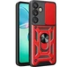 Протиударний броньований чохол із захистом камери для Samsung Galaxy A55 (A556) Armor Case Keysion red - зображення 1