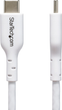 Kabel Startech USB-C - USB-C 2.0 60W 3 m White (USB2CC3MWHE) - obraz 2
