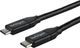 Kabel Startech USB-C - USB-C 2.0 Power Delivery 100W 2 m Black (USB2C5C2M) - obraz 3