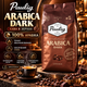 Кофе в зернах Paulig Arabica Dark 1010 г 100% арабика темной обжарки зерновой для кофемашины эспрессо турки френч-пресса с шоколадными ореховыми карамельными нотами - изображение 1
