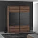 Шкаф-купе Frisco Bellevue двухдверный 1703x612x2097 мм Дуб болотный/Дуб черный (9831-RMRS824) - изображение 3