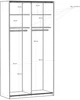 Шафа-купе Frisco Fittio дводверна з зеркалом 1201x612x2350 мм Білий глянець (24529-FT62462) - зображення 9