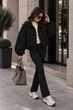 Тренч-бомбер з котону меморі 42-46 чорний - зображення 2