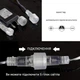 Гірлянда Метеоритний дощ 10 трубок 31,5 см LED холодне біле світло з EU вилкою - зображення 6