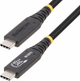 Кабель Startech USB-C - USB-C USB4 Gen 3x2 Power Delivery 3.1 240W 1 м Black (1M-40G-USB4-CABLE) - зображення 1