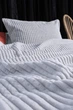 Покривало з наволочками Merinos Modern Line 150×220 см. Світло-сірий - зображення 3