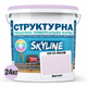 Краска цветная структурная SkyLine 0510-R50B 24 кг Йогурт (4821044020993) - изображение 2