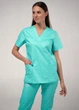 Женская медицинская рубашка STUGA MEDICAL светлая бирюза (7700401) XL - изображение 1