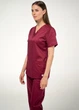 Жіноча медична сорочка STUGA MEDICAL бордова (7700301) L - зображення 2