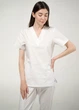 Жіноча медична сорочка STUGA MEDICAL белая (7700101) XS - зображення 4