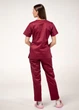 Жіночий медичний костюм STUGA MEDICAL «Софія» бордовий (77003017700302) L - зображення 4