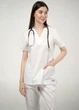 Костюм медичний STUGA MEDICAL «Марія» білий (77001017700103) XS - зображення 9