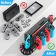 Зарядная станция KDD для контроллеров Nintendo Switch Joy-Con, 6 слотов, 8 слотов для игр, USB Type-C, черная - изображение 5