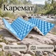Туристический складной коврик сидушка Lesko GC004 40*30*1,8 см Blue каремат для кемпинга - изображение 1