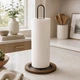 Подставка для бумажных полотенец Arino Bamboo,черный - изображение 1