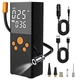Акумуляторний насос CZK-5611 25000mAh 180 PSI з насадками для авто, мото, велосипедів і м’ячів - изображение 1