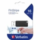 Флешка Verbatim PinStripe 16GB USB-A 2.0 Black (49063) - изображение 4