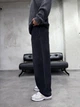 Мужские джинсы Difransel Baggy Skater 33 черные потертые - изображение 4