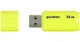Флеш накопичувач Goodram UME2 USB 2.0 64GB Yellow - изображение 2