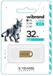 Флеш накопичувач Wibrand Lynx USB 2.0 32GB Gold - изображение 2
