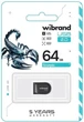Флеш накопичувач Wibrand Scorpio USB 2.0 64GB Black - изображение 2