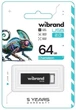 Флеш накопичувач Wibrand Black USB 2.0 64GB Chameleon - изображение 2