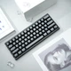 Набор ABS / PC кейкапов Womier Jelly 124 шт OEM profile White белого цвета, кейкапы для клавиатуры - изображение 6