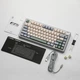 Бездротова механічна клавіатура AULA F75 Wireless Green, LEOBOG Graywood V3 Switch, 75%, RGB, UKR/ENG (2.4G/Bluetooth/USB) - зображення 4