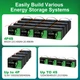 Акумулятор DatouBoss EVE CELL літій-залізо-фосфатний LiFePO4 12,8V 100Ah з BMS - изображение 5