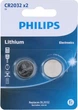 Bateria litowa Philips CR2032 2 szt. (4895229106215) - obraz 1