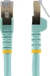 Patchcord Startech Cat 6a U/FTP (STP) RJ-45 0.5 m Turquoise (6ASPAT50CMAQ) - obraz 2