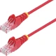 Patchcord Startech Cat 6 U/UTP (UTP) RJ-45 0.5 m Red (N6PAT50CMRDS) - obraz 1