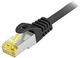 Patchcord Equip Cat 6a S/FTP (S-STP) RJ-45 3 m Black (4015867239865) - obraz 3