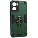 Чехол Fiji Defence для Motorola G06 защитный бампер с кольцом подставкой Green - изображение 1