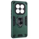 Чехол Fiji Defence для Poco M8 5G защитный бампер с кольцом подставкой Green - изображение 1