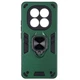 Чехол Fiji Defence для Poco M8 5G защитный бампер с кольцом подставкой Green - изображение 2