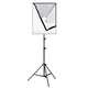 Комплект студийного постоянного света PULUZ PKT3133EU 2 софтбоксы 50x70 см, 2 стойки 2 м, LED-лампы 30W 5700K E27 - изображение 2