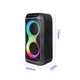 Портативна колонка HAVIT SQ149BT 100W RGB Black HAVIT (28803-000) - изображение 12